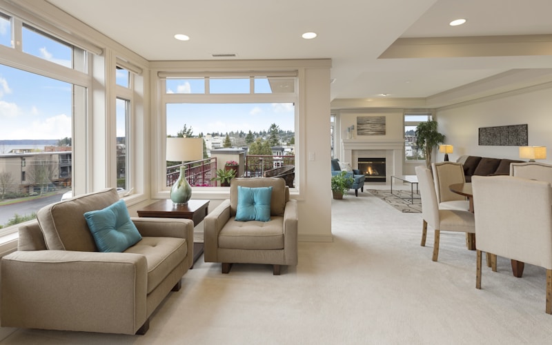 Modern apartment interior in Dubai for rent